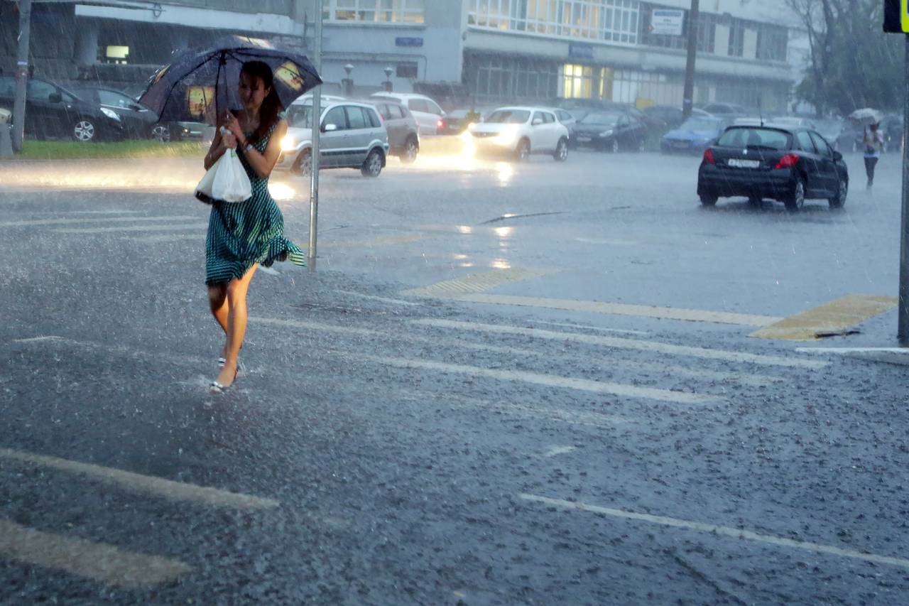 В Москве в выходные дни будет дождливо