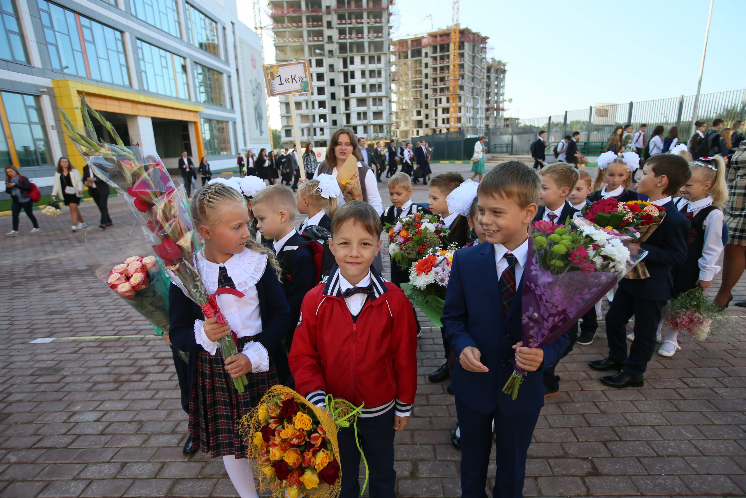 Строительство школы и детского сада в Коммунарке закончилось. Фото: Владимир Смоляков, «Вечерняя Москва»