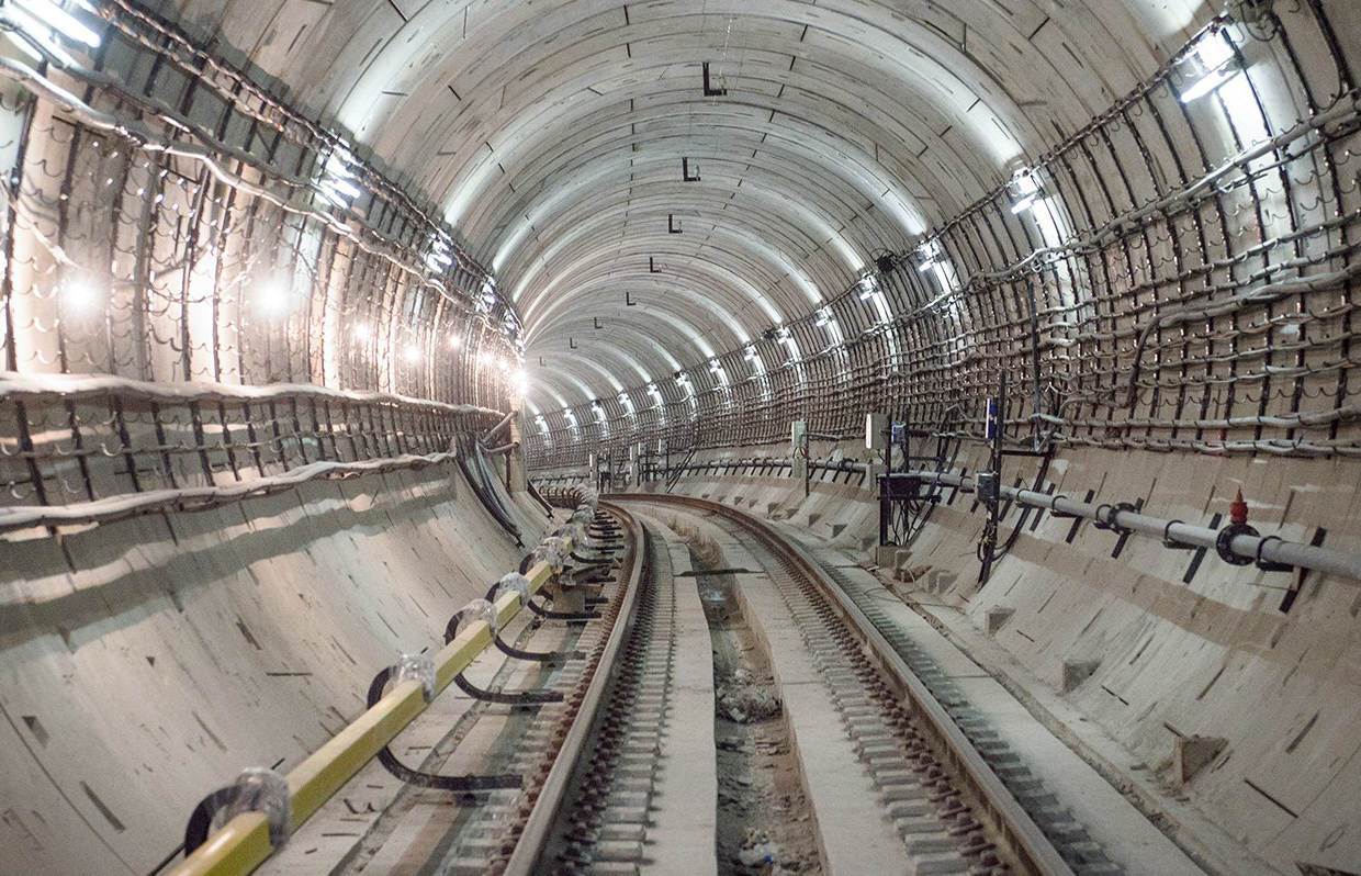 Готовность станции метро «Новомосковская» составляет 30 процентов