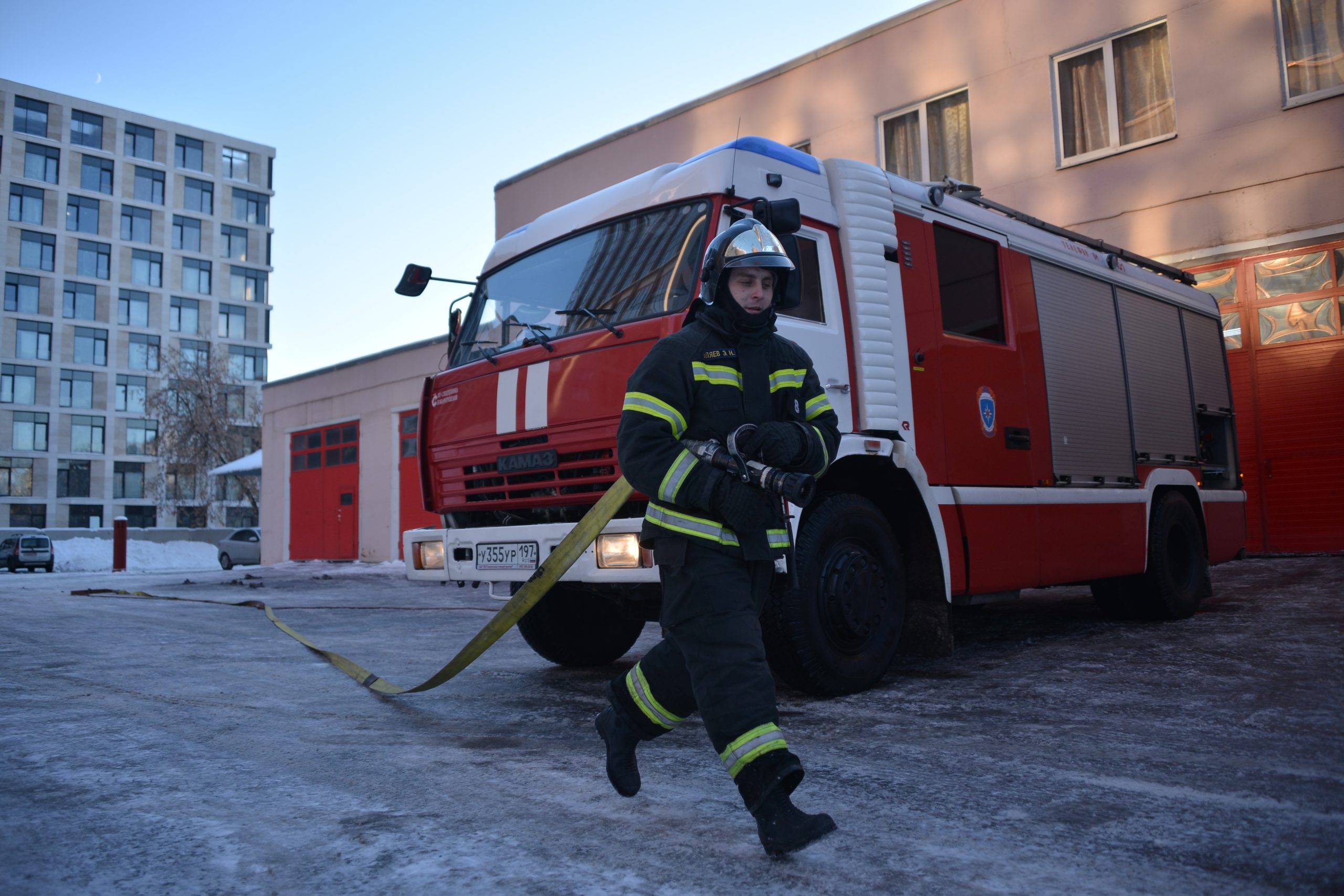 Всего 11 новых пожарных депо построят в Москве. Фото: Анна Малакмадзе, «Вечерняя Москва»