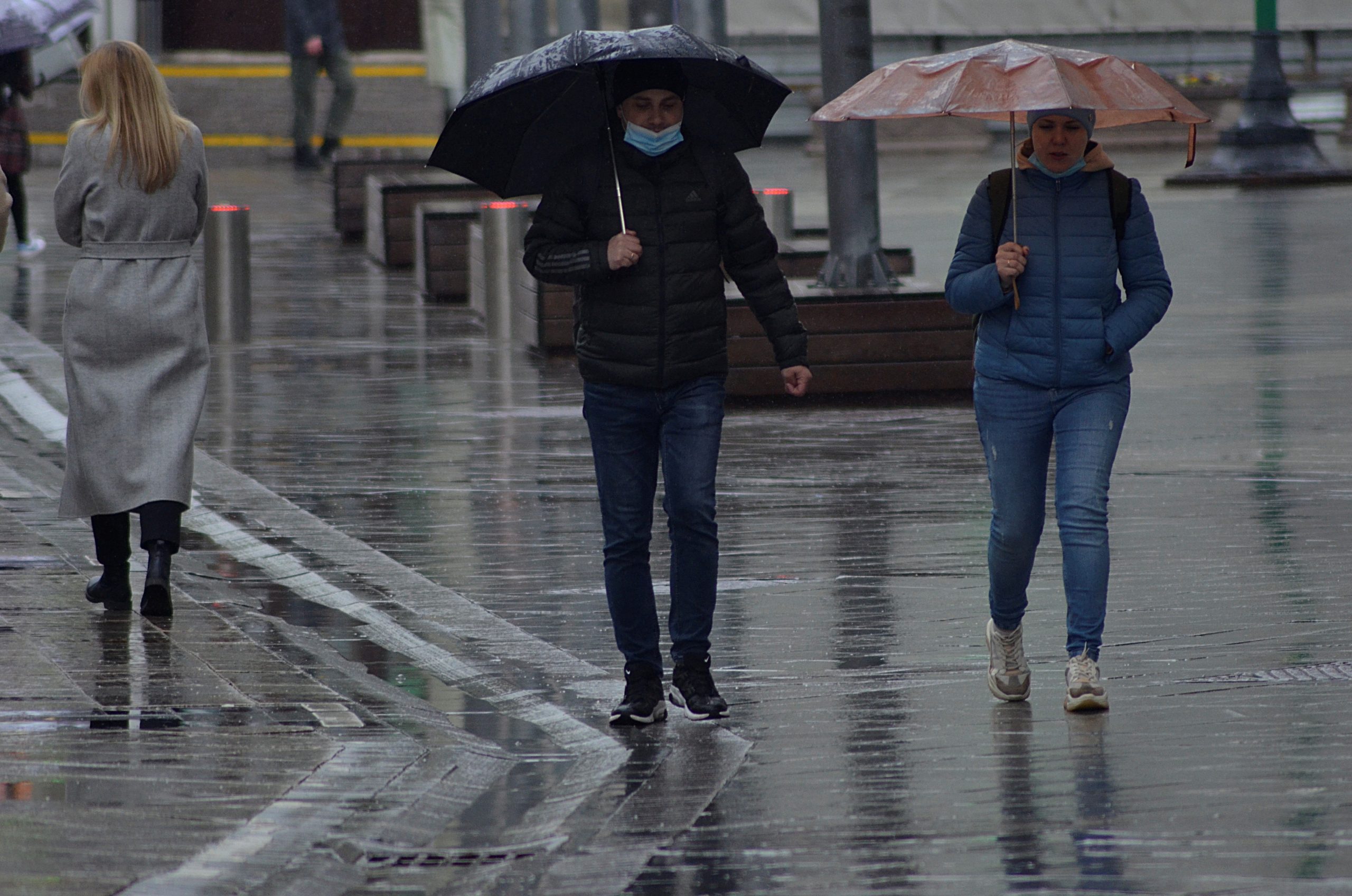 Синоптики рассказали о дожде и мокром снеге в московском регионе