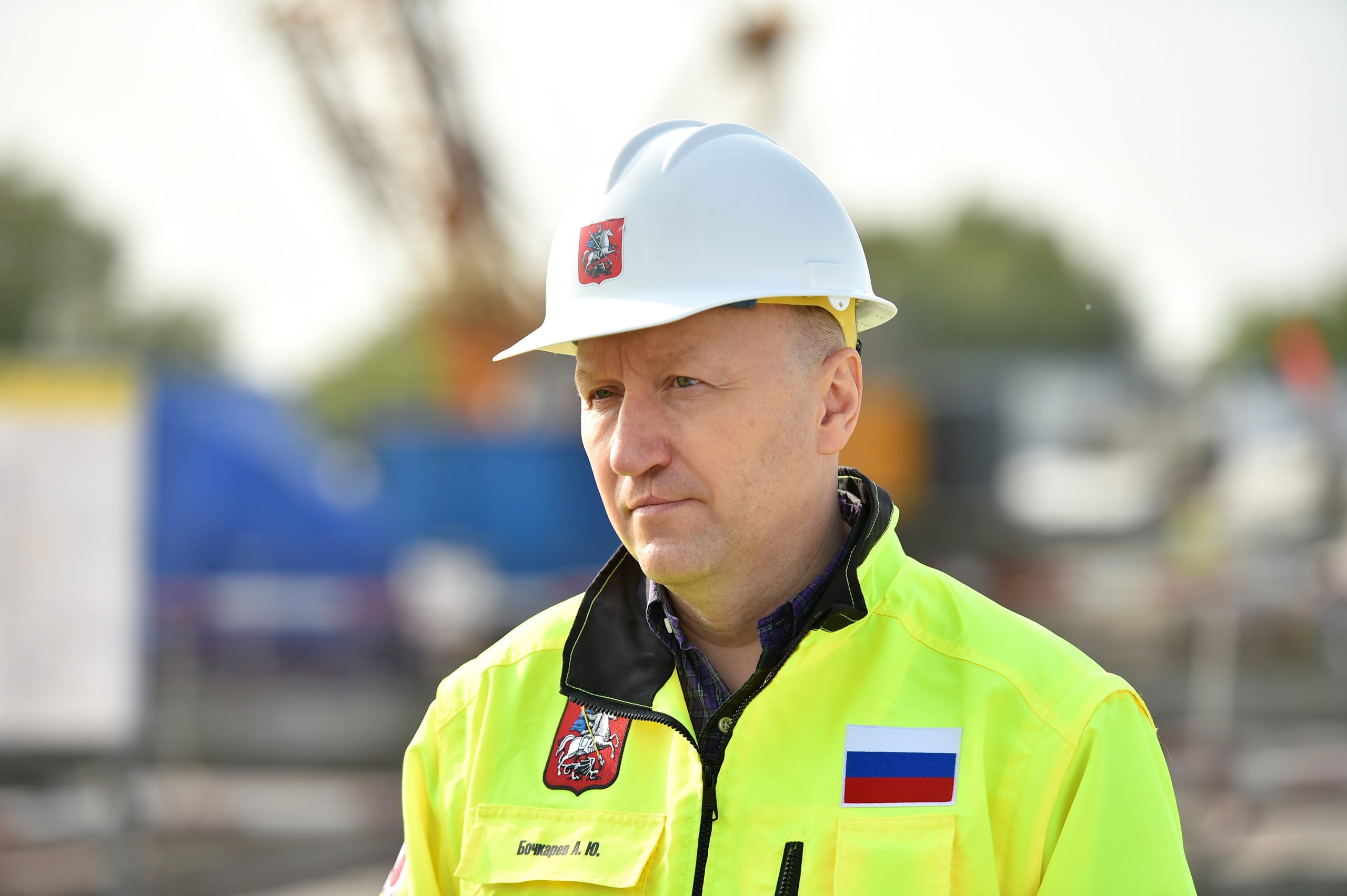 Андрей Бочкарев: Завершено более трети работ по строительству электродепо «Аминьевское»