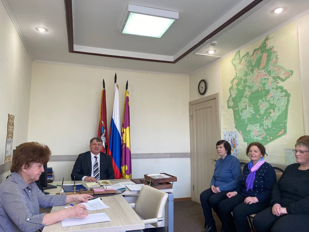 Встреча с общественными советниками состоялась в администрации поселения Кленовское