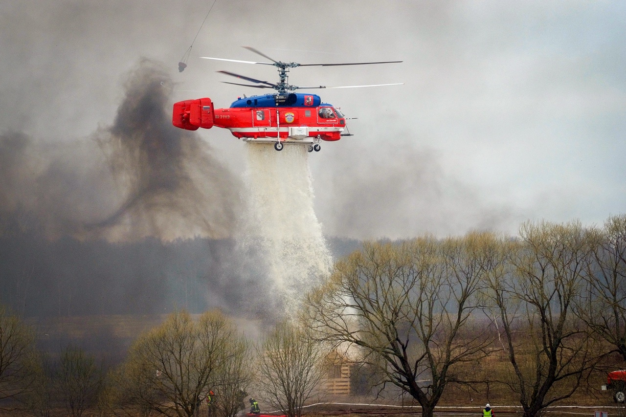 В столице прошли масштабные учения по предупреждению и ликвидации чрезвычайных ситуаций, связанных с природными пожарами