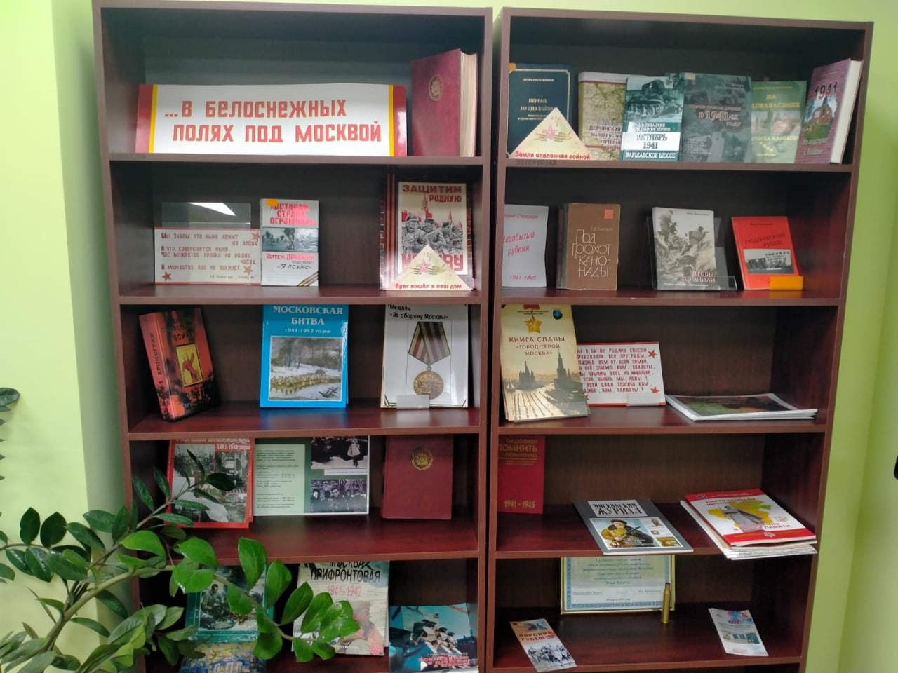 Книжная выставка открылась в библиотеке Дома культуры «Юбилейный» поселения Роговское