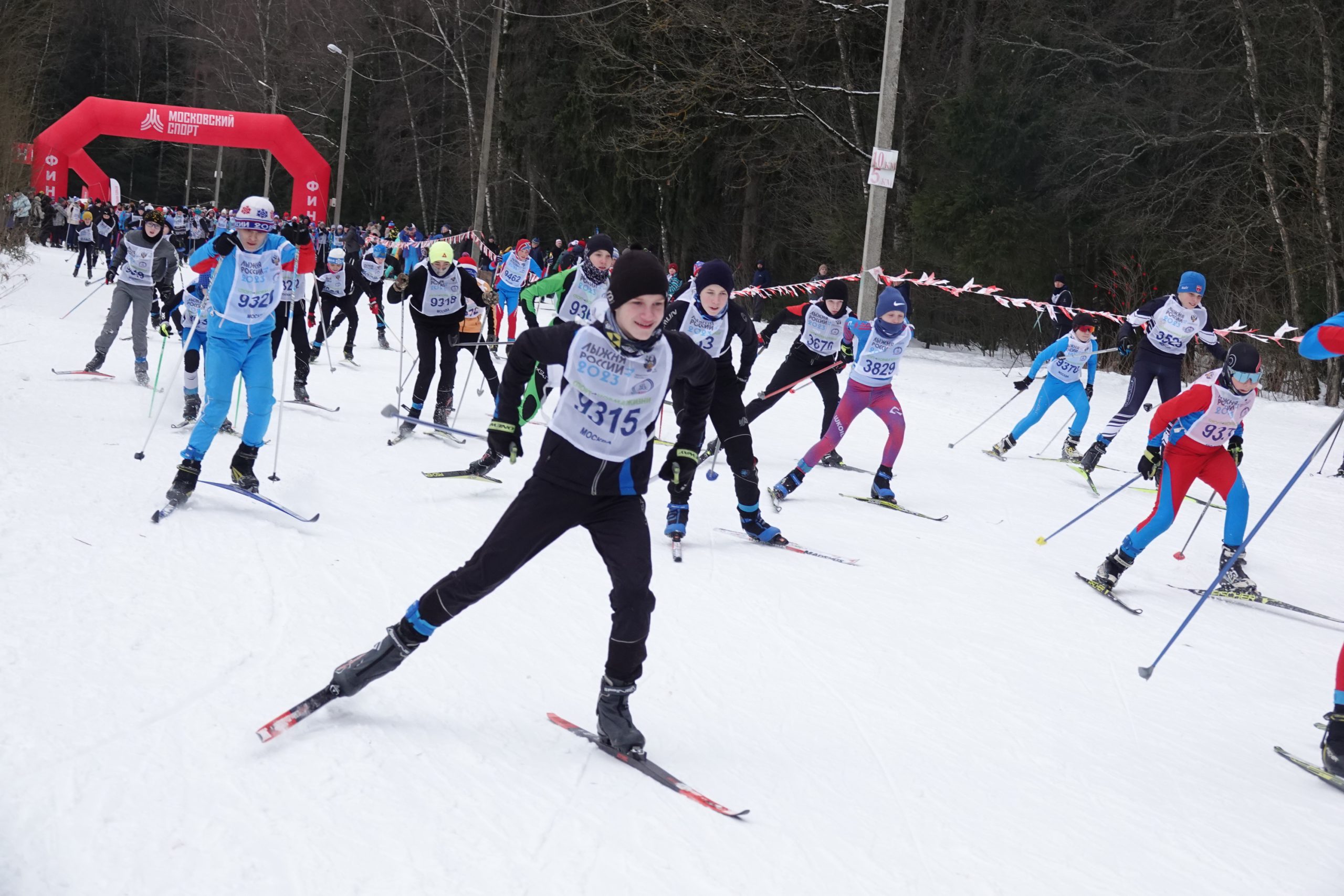 Традиционные соревнования по лыжным гонкам прошли в поселении Новофедоровское