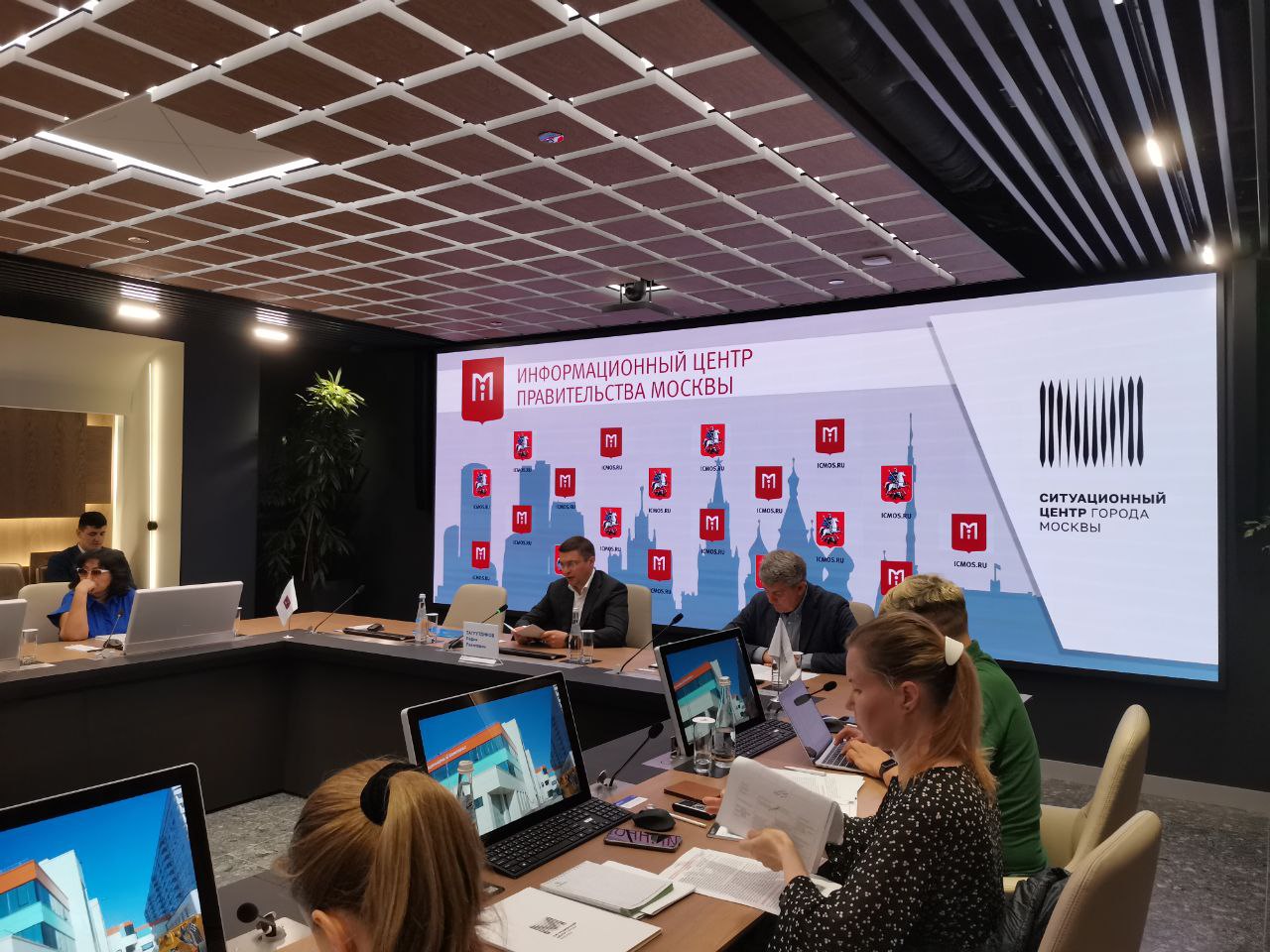 Пресс-конференцию провели представители Департамента строительства Москвы