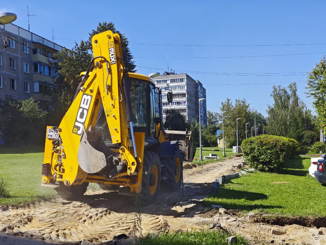 Ремонт пешеходной зоны продолжился в поселении Михайлово-Ярцевское