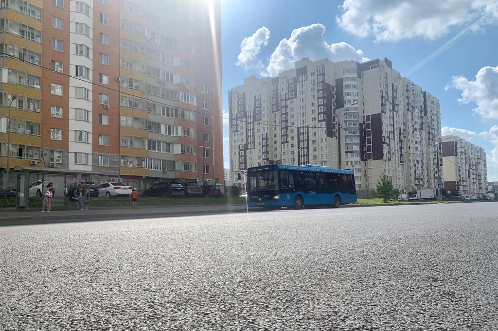 Работы по ремонту дорог продолжили в поселении Десеновское
