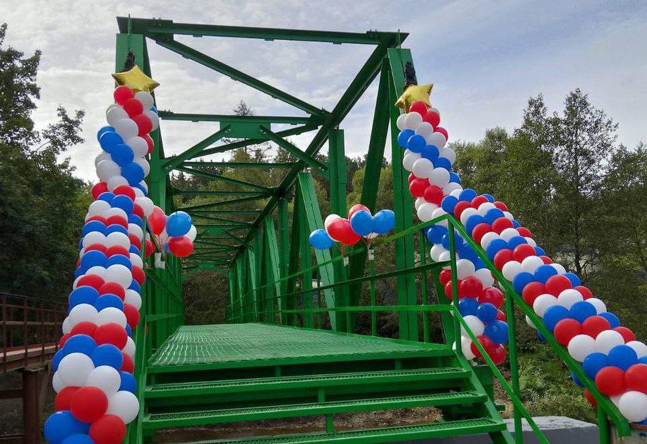 Современный мост через реку Пахра открыли в Михайлово-Ярцевском