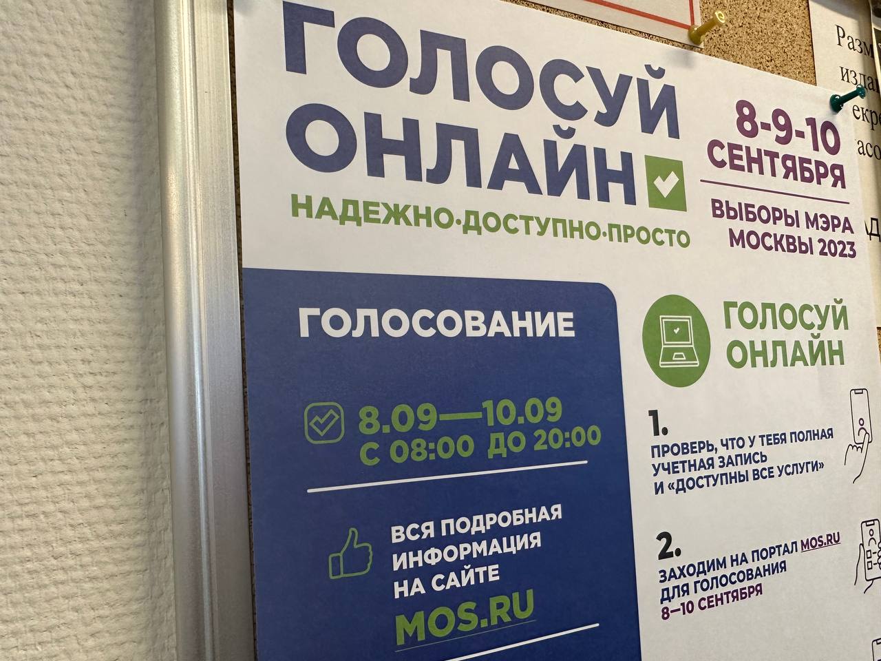 Мишустин принял участие в онлайн-голосовании на выборах мэра Москвы