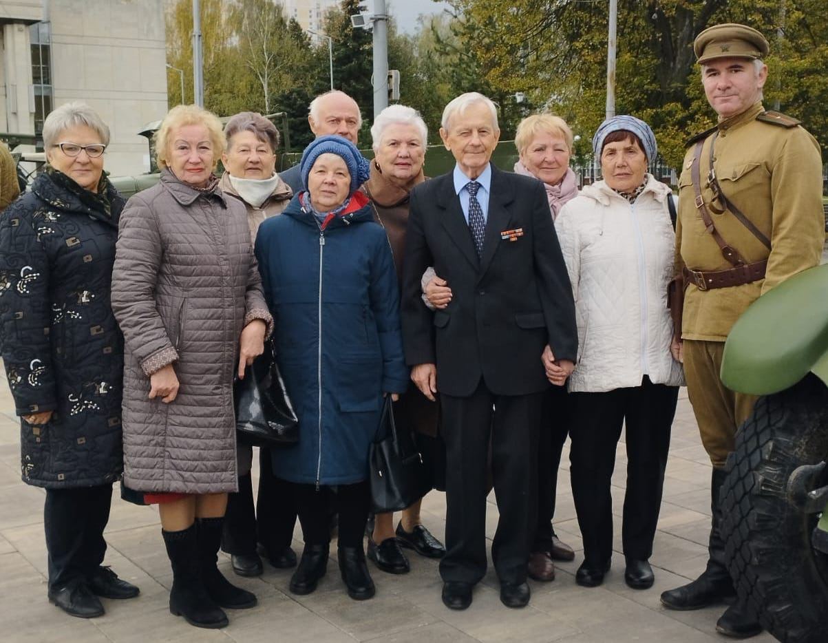 Конференцию в честь победы в Курской битве посетили члены Совета ветеранов Щаповского