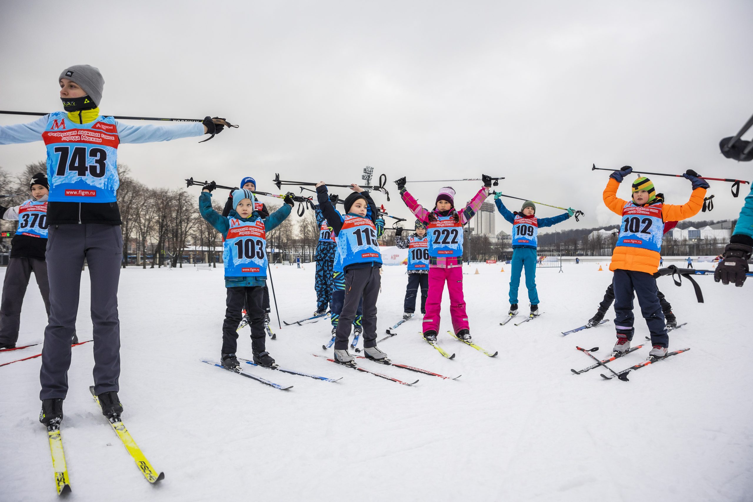 Более 3 тыс москвичей присоединились к зимнему фестивалю школьного спорта. Фото: пресс-служба Москомспорта