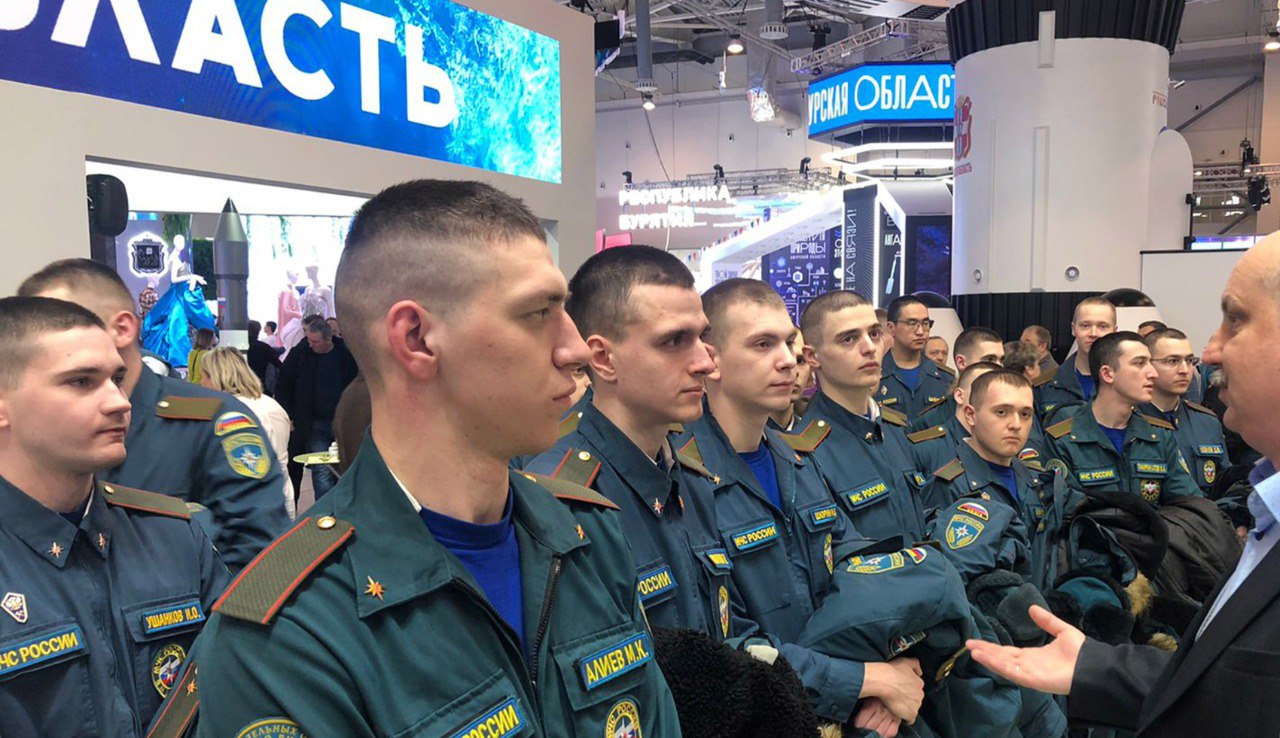 Военнослужащие по призыву из Центра «Лидер» поселения Мосрентген посетили выставку-форум «Россия»