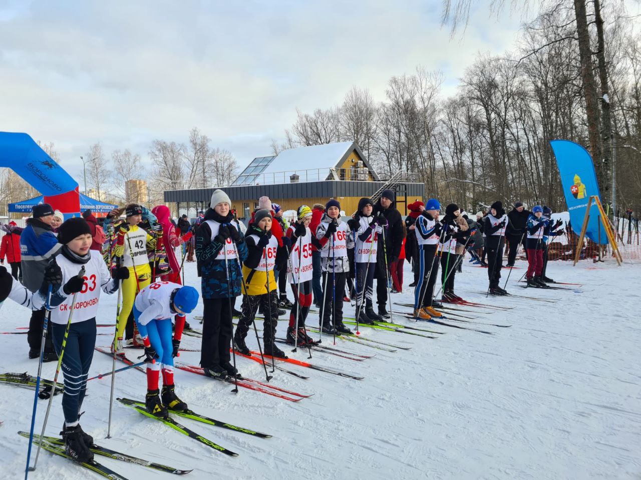Спортсмены из Роговского приняли участие в «Вороновской лыжне»