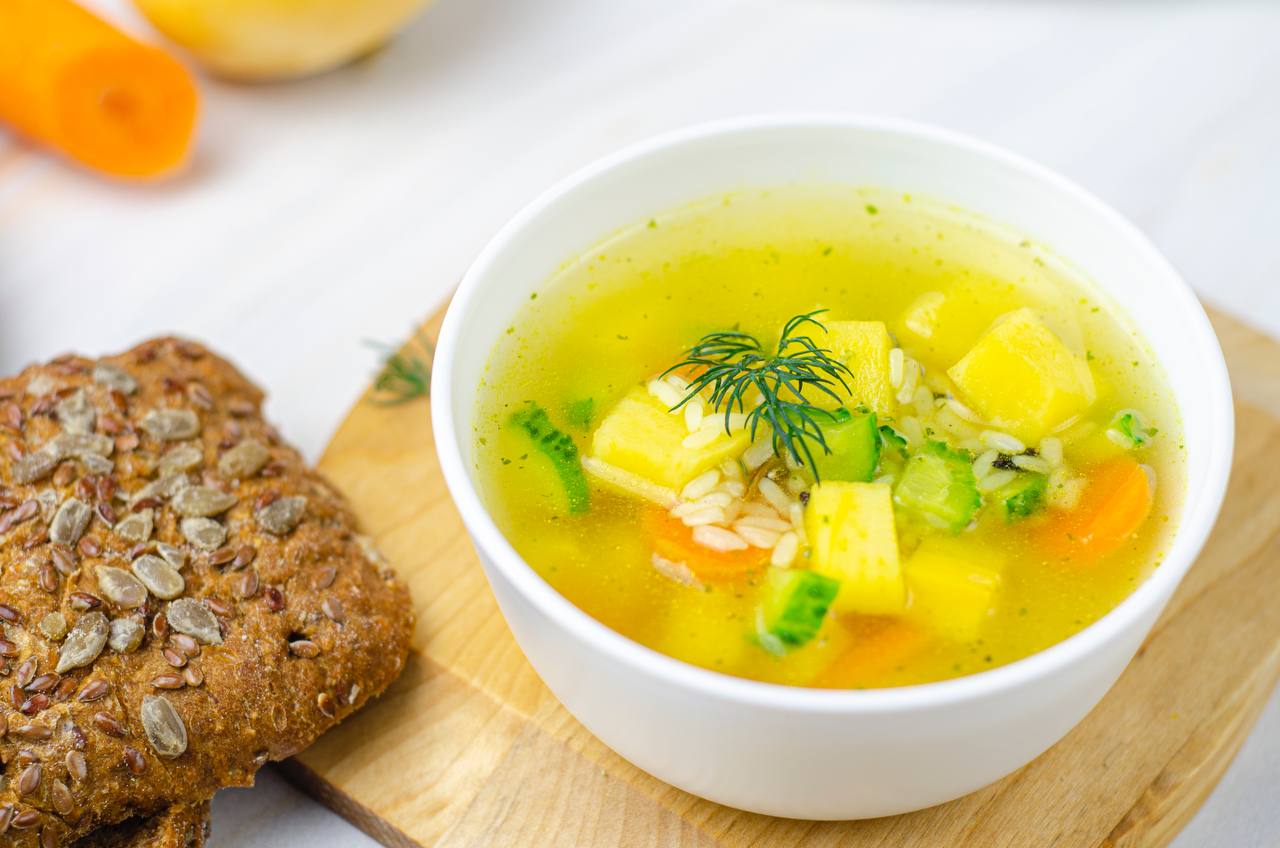 Кулинарный блокнот Новых округов: Суп овощной с рисом