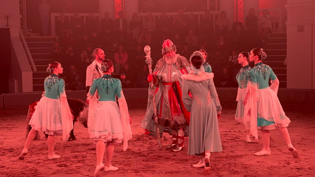 Новогоднее представление организовали в Центре национальных конных традиций