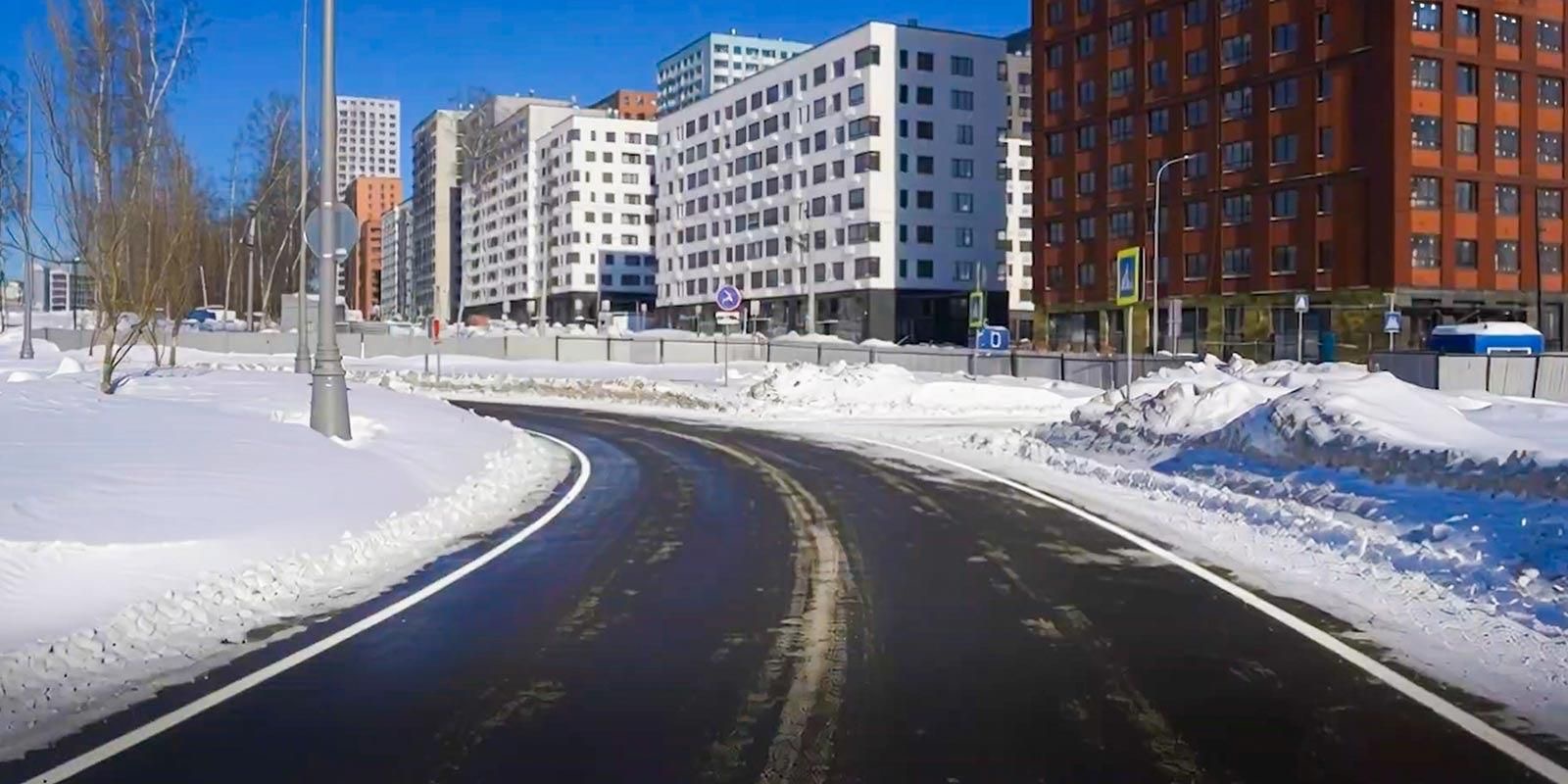 Прямо выезд на трассу «Солнцево — Бутово — Варшавское шоссе» открыли в Коммунарке